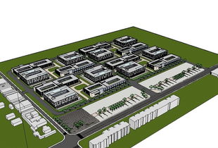 现代厂房建筑设计 SU模型构建与效果图呈现的全流程解析